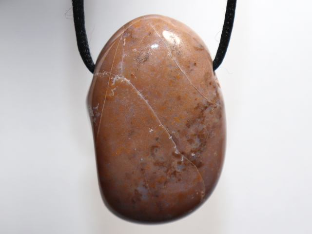 Preview: indian agate with cord or silver 925