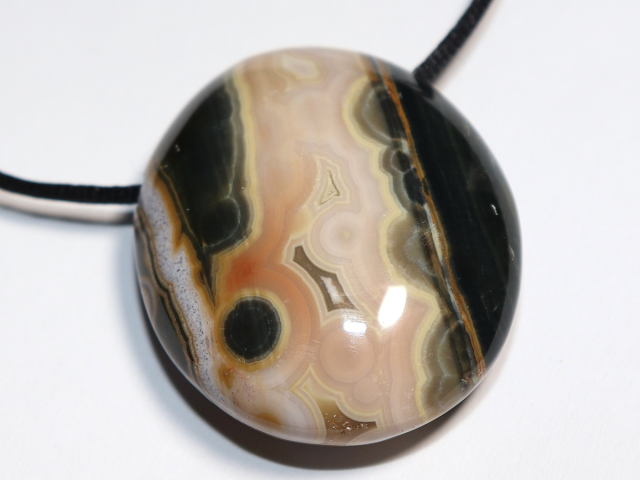 Ozeanjaspis mit Band oder Silber 925
