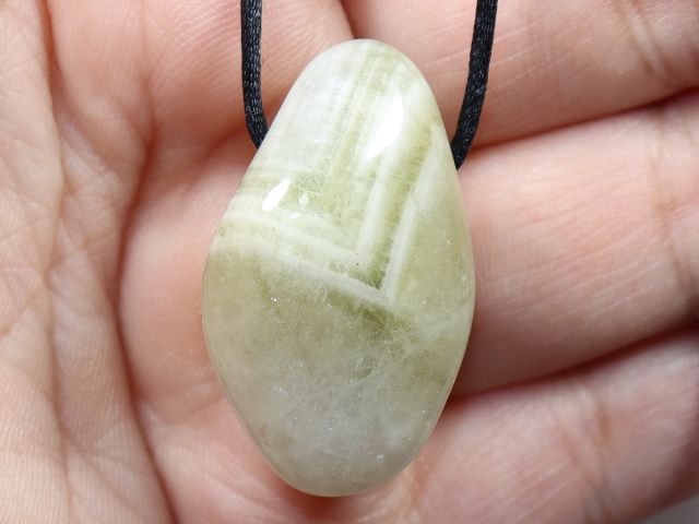Prasiolith mit Band oder Silber 925