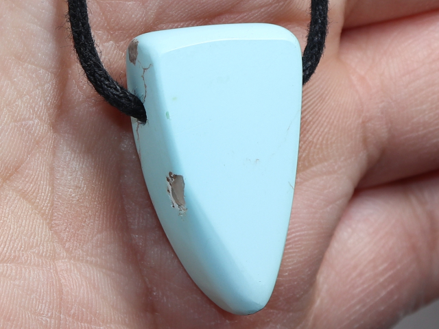 turquoise with cord or silver 925