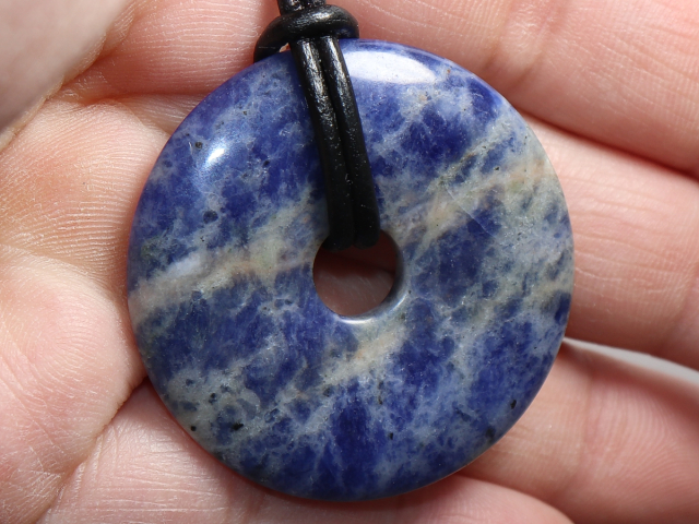 sodalite with cord