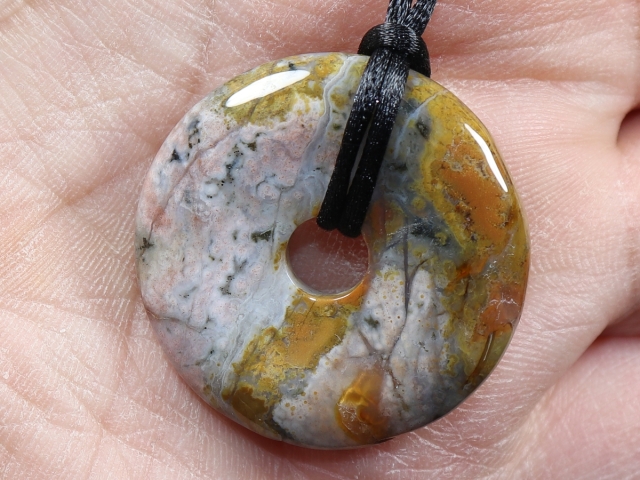 ocean jasper with nylon cord