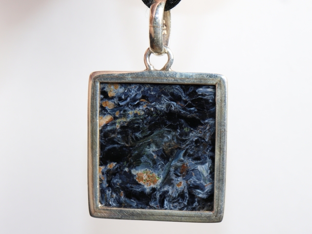 pietersite with cord or silver 925