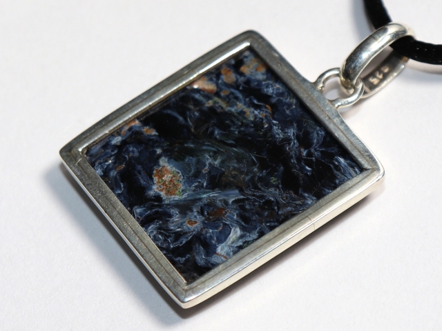 pietersite with cord or silver 925