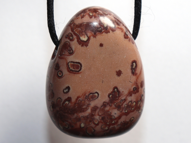 porcellanite with cord or silver 925