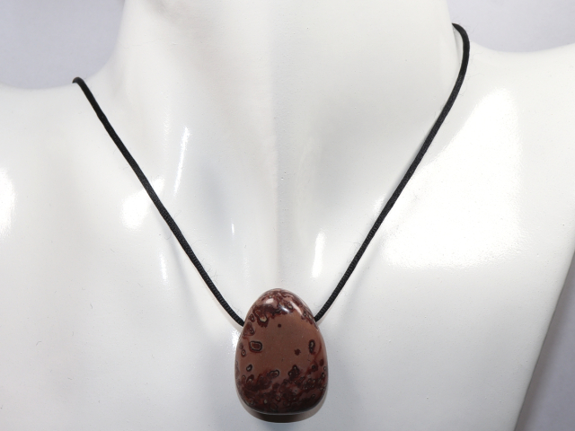Preview: porcellanite with cord or silver 925