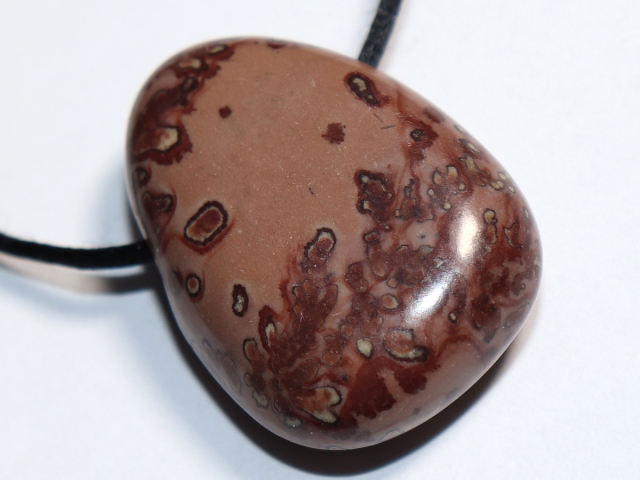 Preview: porcellanite with cord or silver 925