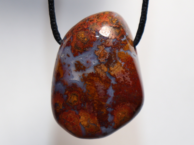 jasper-chalcedony with cord or silver 925