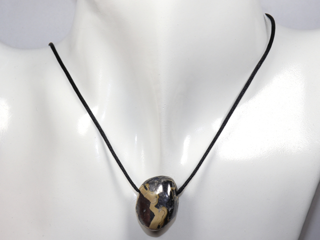 Preview: schalenblende with cord or silver 925