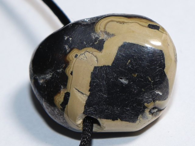 schalenblende with cord or silver 925
