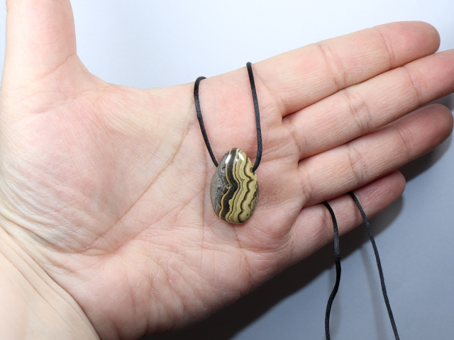 schalenblende with cord or silver 925