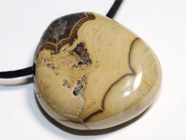 schalenblende with cord or silver 925
