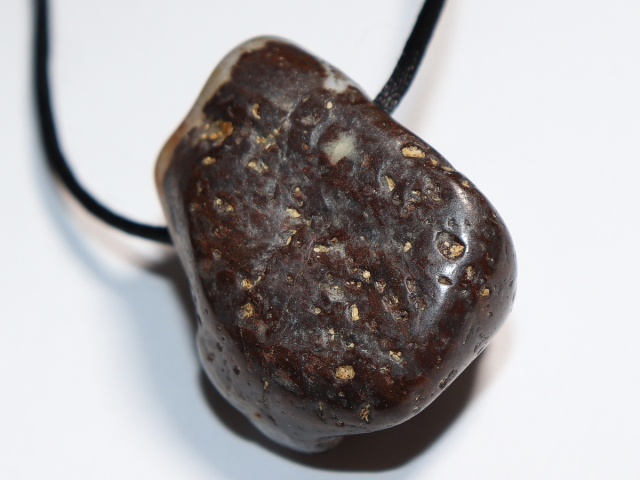 fire agate with cord or silver 925
