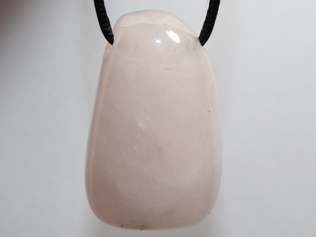 Preview: rose quartz with cord or silver 925