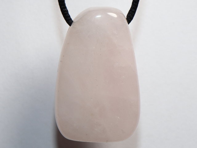 Preview: rose quartz with cord or silver 925