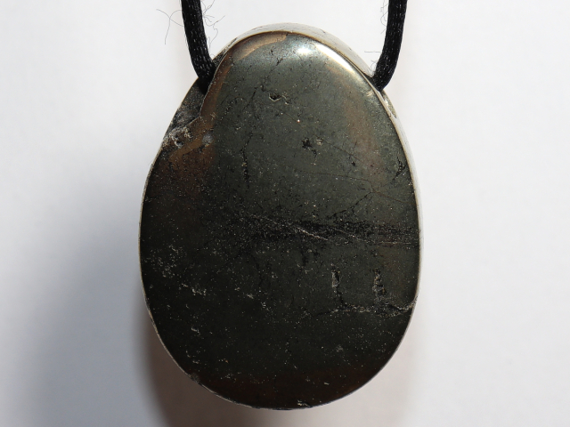 Preview: Pyrit mit Band oder Silber 925