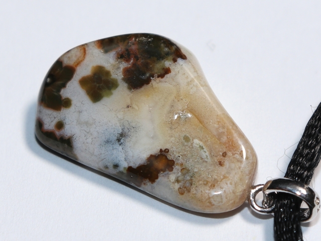 Ozeanjaspis mit Band oder Silber 925