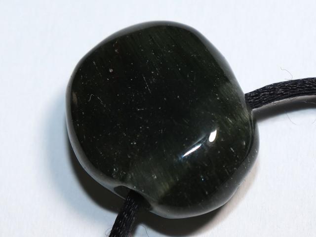 Preview: actinolite quartz with cord or silver 925