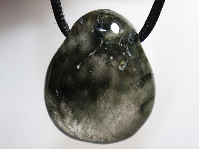 Preview: Aktinolithquarz mit Band oder Silber 925