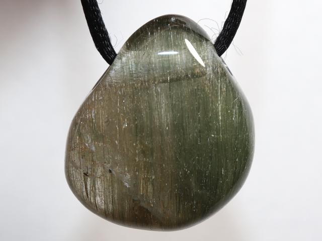 Preview: Aktinolithquarz mit Band oder Silber 925