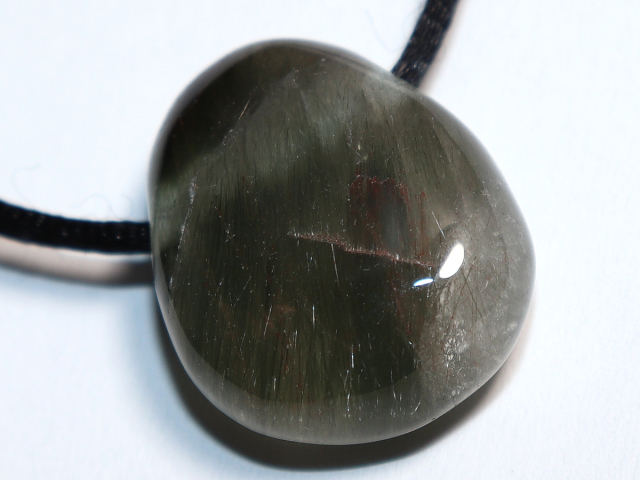 Aktinolithquarz mit Band oder Silber 925