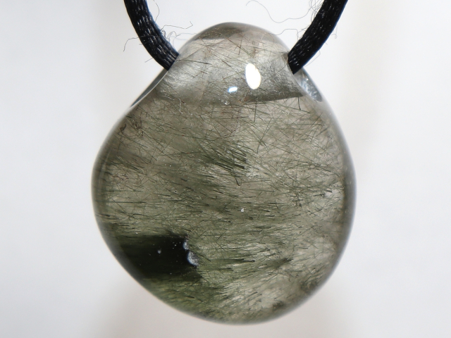 Preview: Aktinolithquarz mit Band oder Silber 925