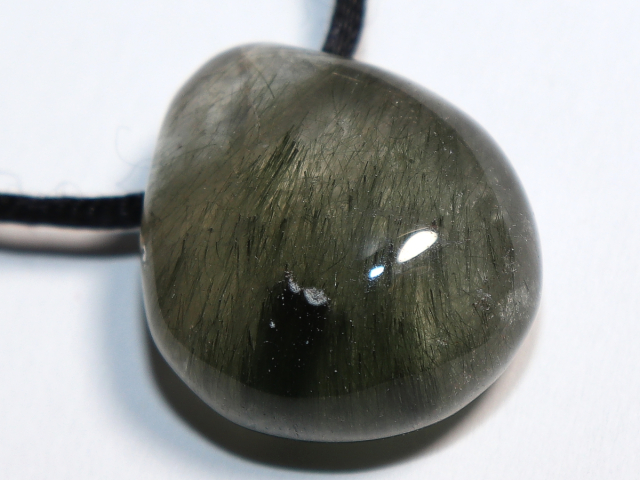 Preview: Aktinolithquarz mit Band oder Silber 925