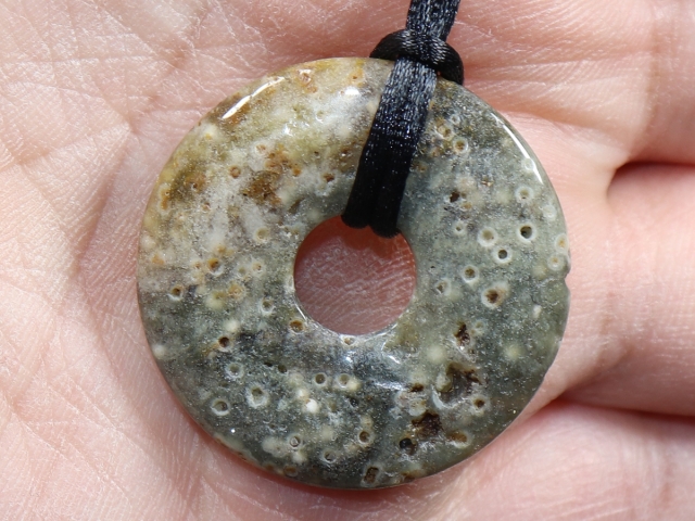 ocean jasper with nylon cord
