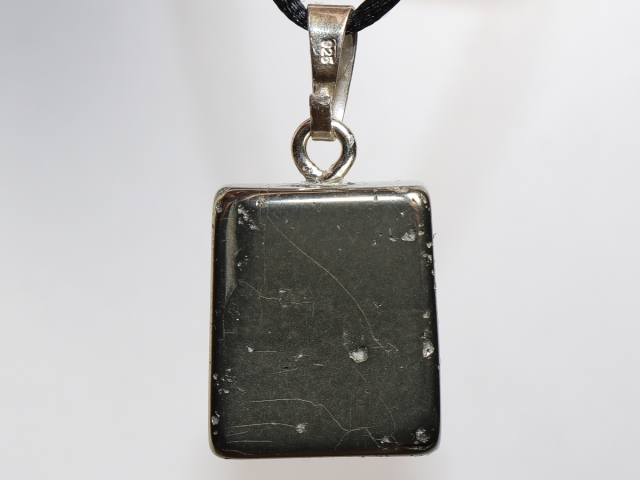 Pyrit mit Band oder Silber 925