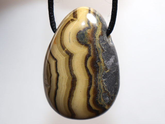 schalenblende with cord or silver 925