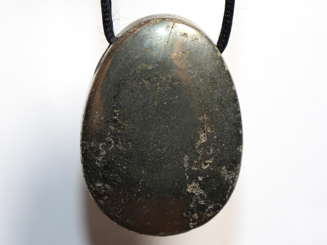 Preview: Pyrit mit Band oder Silber 925