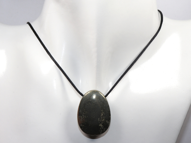 Preview: Pyrit mit Band oder Silber 925