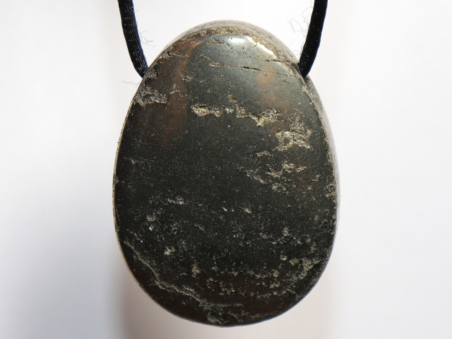 Preview: Pyrit mit Band oder Silber 925