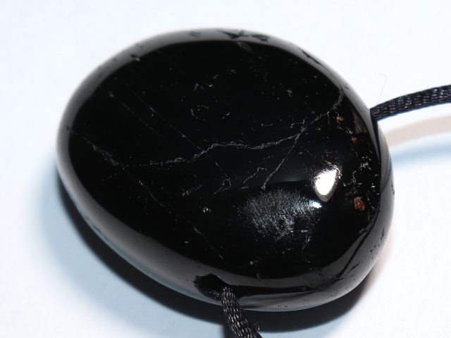 black tourmaline (Schorl) with cord or silver 925