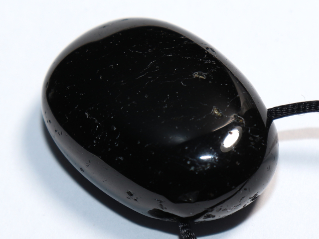 Preview: black tourmaline (Schorl) with cord or silver 925