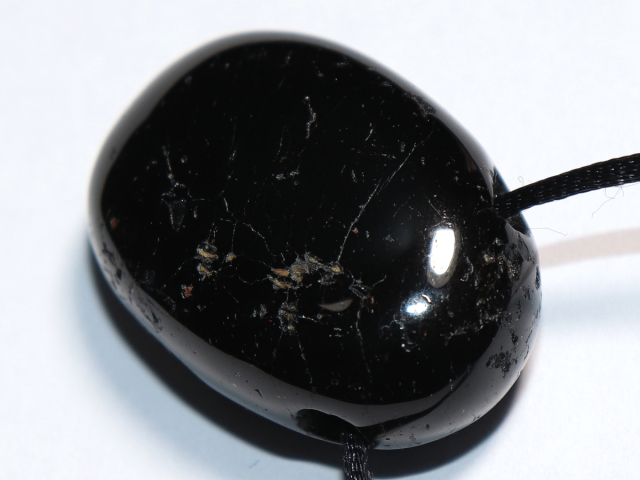 black tourmaline (Schorl) with cord or silver 925