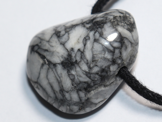 Preview: pinolite with cord or silver 925