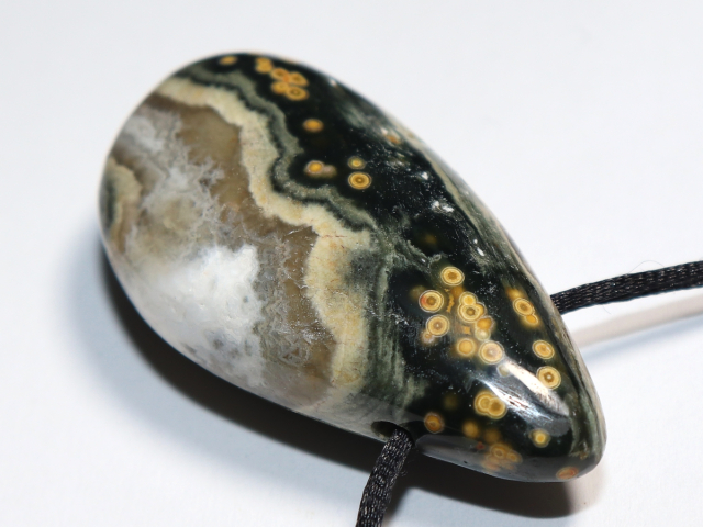 Ozeanjaspis mit Band oder Silber 925