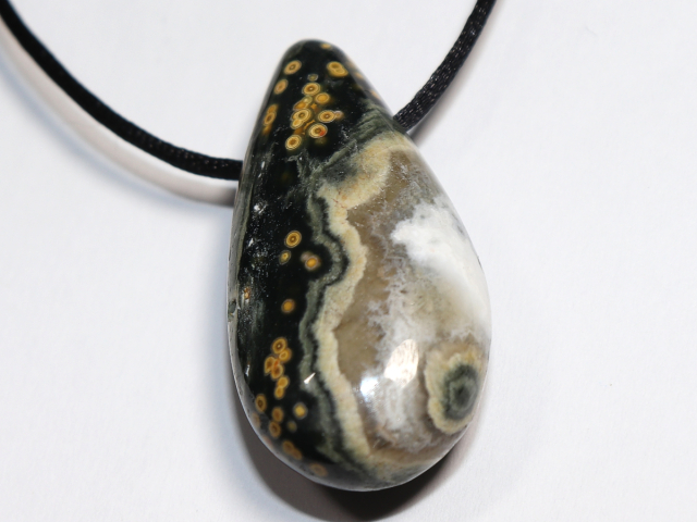 Ozeanjaspis mit Band oder Silber 925