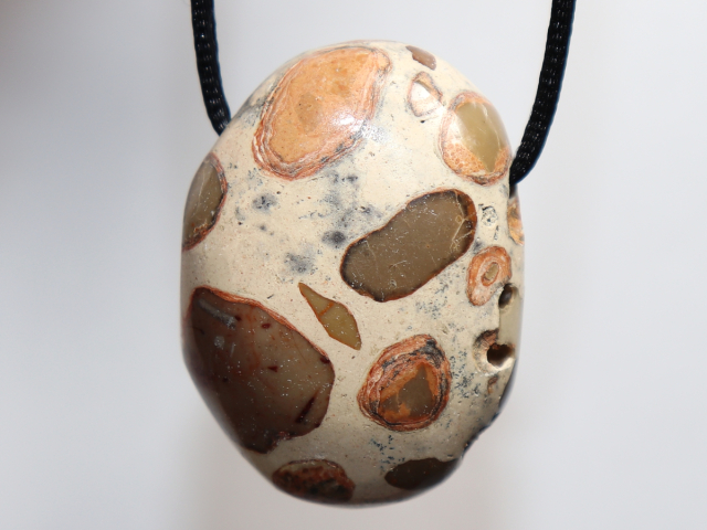 oncolite with cord or silver 925