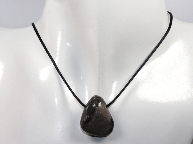 frosterley marble with cord or silver 925