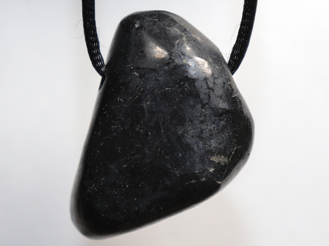 shungite with cord or silver 925