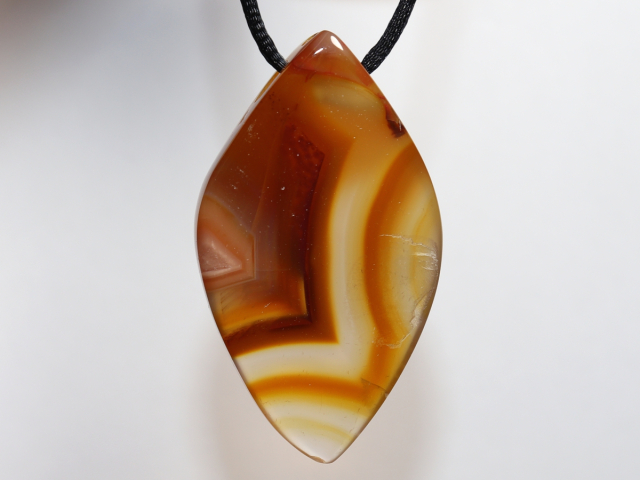 condor agate with cord or silver 925