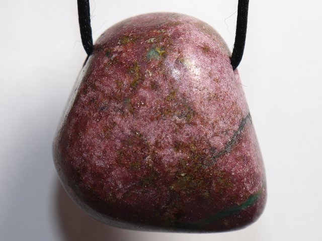 ruby with cord or silver 925