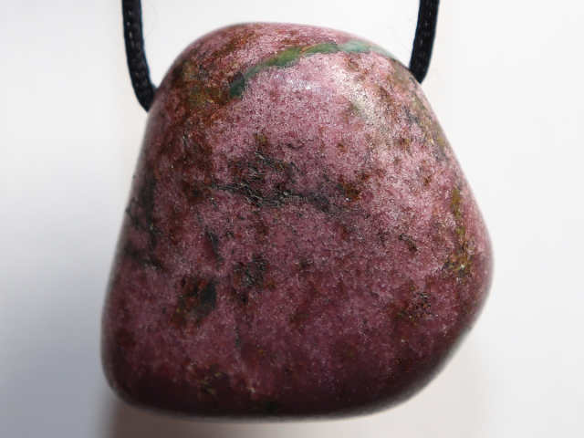Preview: ruby with cord or silver 925