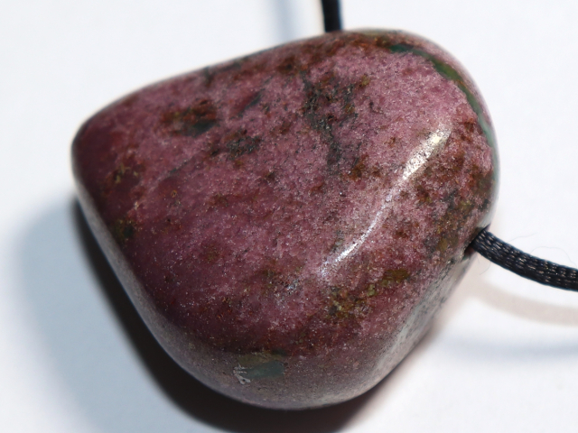 ruby with cord or silver 925