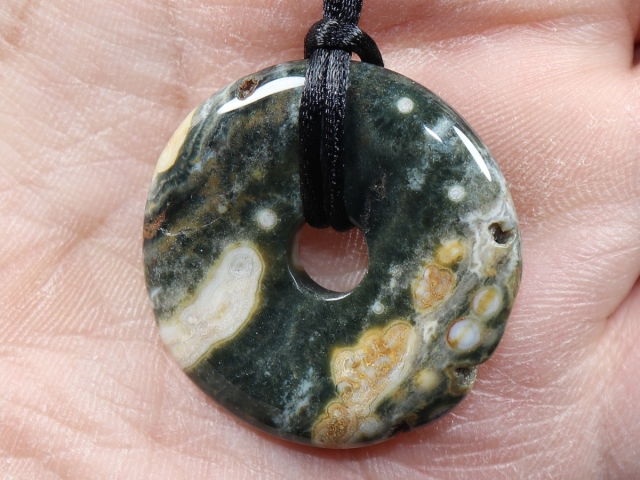 ocean jasper with nylon cord