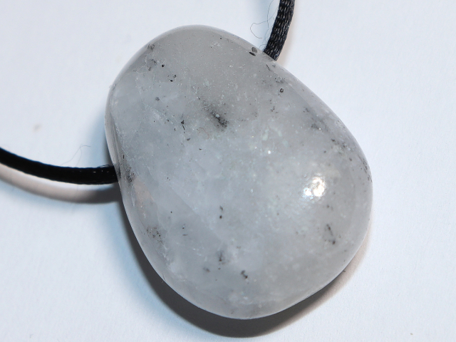 blauer Calcit mit Band oder Silber 925