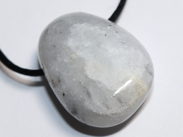 blauer Calcit mit Band oder Silber 925