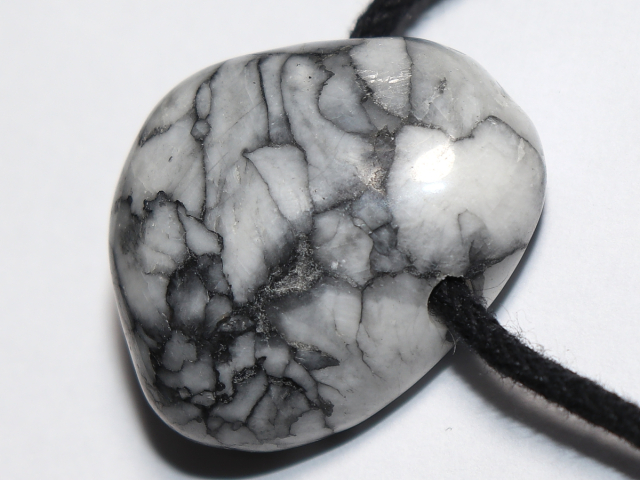Preview: pinolite with cord or silver 925